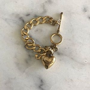 Juicy Couture Gold Charm Bracelet in Original Box